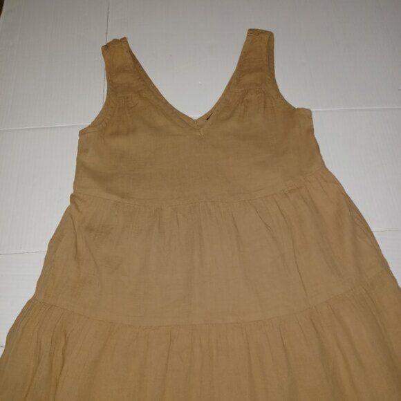 QUINCE 100% ORGANIC COTTON GAUZE TIERED MAXI DRESS - Picture 6 of 11